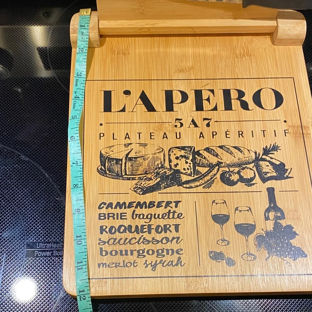 Bamboo L'APERO Kitchen Cutting Board - Picture 9 of 10